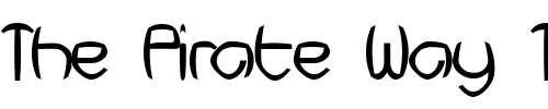 Font : Futurex-Punched Custom Text : The Pirate Way Test your own text here Click to download or to view this font on a tshirt that can be custom printed in Bali