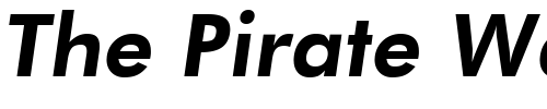 Font : Futuri-Heavy-Oblique Custom Text : The Pirate Way Test your own text here Click to download or to view this font on a tshirt that can be custom printed in Bali