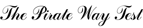 Font : GE-Darlah-Script-Normal Custom Text : The Pirate Way Test your own text here Click to download or to view this font on a tshirt that can be custom printed in Bali