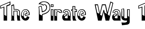 Font : GE-Dipped Custom Text : The Pirate Way Test your own text here Click to download or to view this font on a tshirt that can be custom printed in Bali