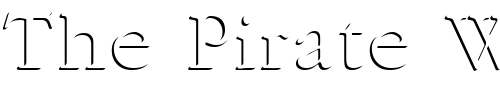 Font : GE-Emboss Custom Text : The Pirate Way Test your own text here Click to download or to view this font on a tshirt that can be custom printed in Bali