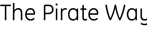 Font : GE-Inspira Custom Text : The Pirate Way Test your own text here Click to download or to view this font on a tshirt that can be custom printed in Bali
