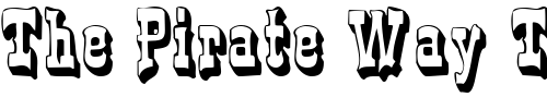 Font : GE-Plaster-Drip Custom Text : The Pirate Way Test your own text here Click to download or to view this font on a tshirt that can be custom printed in Bali