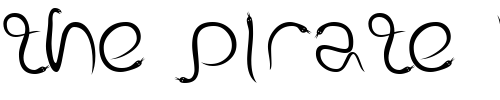 Font : GE-Serpentine Custom Text : The Pirate Way Test your own text here Click to download or to view this font on a tshirt that can be custom printed in Bali