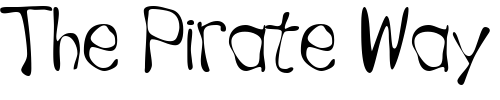 Font : GFWet Custom Text : The Pirate Way Test your own text here Click to download or to view this font on a tshirt that can be custom printed in Bali