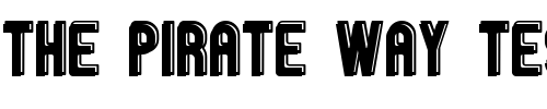 Font : GM-Exp-Offset-Outline Custom Text : The Pirate Way Test your own text here Click to download or to view this font on a tshirt that can be custom printed in Bali