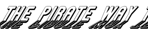 Font : GM-Exp-Shadow-Gravestone2 Custom Text : The Pirate Way Test your own text here Click to download or to view this font on a tshirt that can be custom printed in Bali
