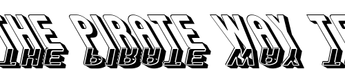 Font : GM-Exp-Shadow-Gravestone3 Custom Text : The Pirate Way Test your own text here Click to download or to view this font on a tshirt that can be custom printed in Bali