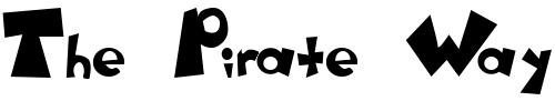 Font : GMPokey Custom Text : The Pirate Way Test your own text here Click to download or to view this font on a tshirt that can be custom printed in Bali