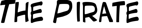 Font : GNATFONT Custom Text : The Pirate Way Test your own text here Click to download or to view this font on a tshirt that can be custom printed in Bali
