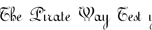 Font : GUDDARP-Regular Custom Text : The Pirate Way Test your own text here Click to download or to view this font on a tshirt that can be custom printed in Bali