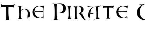 Font : GaboniSCapsSSK-Regular Custom Text : The Pirate Way Test your own text here Click to download or to view this font on a tshirt that can be custom printed in Bali