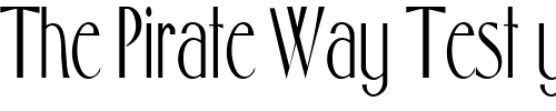 Font : GabrielCondensed Custom Text : The Pirate Way Test your own text here Click to download or to view this font on a tshirt that can be custom printed in Bali