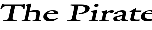 Font : Galant-Extended-BoldItalic Custom Text : The Pirate Way Test your own text here Click to download or to view this font on a tshirt that can be custom printed in Bali
