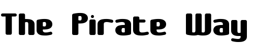 Font : Galapogos-BRK Custom Text : The Pirate Way Test your own text here Click to download or to view this font on a tshirt that can be custom printed in Bali