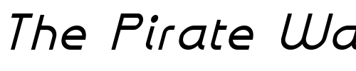 Font : Galexica-Bold-Italic Custom Text : The Pirate Way Test your own text here Click to download or to view this font on a tshirt that can be custom printed in Bali