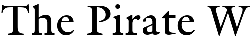 Font : Galliard-Regular Custom Text : The Pirate Way Test your own text here Click to download or to view this font on a tshirt that can be custom printed in Bali