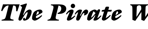 Font : Galliard-UltraItalic Custom Text : The Pirate Way Test your own text here Click to download or to view this font on a tshirt that can be custom printed in Bali