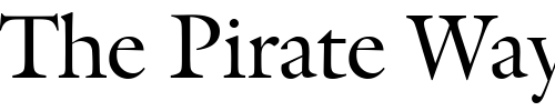 Font : GalliardRomOStySCC Custom Text : The Pirate Way Test your own text here Click to download or to view this font on a tshirt that can be custom printed in Bali