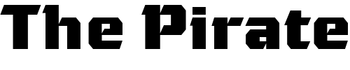 Font : Gamer-Bold Custom Text : The Pirate Way Test your own text here Click to download or to view this font on a tshirt that can be custom printed in Bali