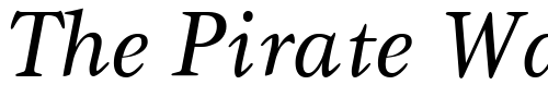 Font : Gamma-Italic Custom Text : The Pirate Way Test your own text here Click to download or to view this font on a tshirt that can be custom printed in Bali