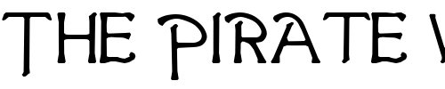 Font : Ganelon Custom Text : The Pirate Way Test your own text here Click to download or to view this font on a tshirt that can be custom printed in Bali