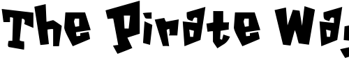 Font : GarageShock-Heavy Custom Text : The Pirate Way Test your own text here Click to download or to view this font on a tshirt that can be custom printed in Bali