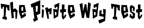 Font : GarageShockCondensed Custom Text : The Pirate Way Test your own text here Click to download or to view this font on a tshirt that can be custom printed in Bali
