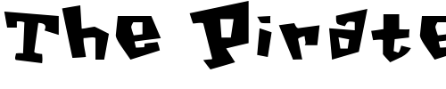 Font : GarageShockExtended Custom Text : The Pirate Way Test your own text here Click to download or to view this font on a tshirt that can be custom printed in Bali