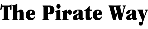 Font : Garamond-Ex-BlackCondensed-SSi-Extra-Black-Condensed Custom Text : The Pirate Way Test your own text here Click to download or to view this font on a tshirt that can be custom printed in Bali