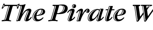 Font : Garamond-Htld-OS-ITC-TT-Italic Custom Text : The Pirate Way Test your own text here Click to download or to view this font on a tshirt that can be custom printed in Bali