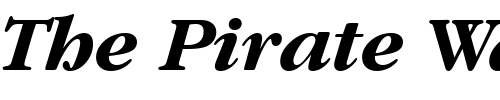 Font : Garamond-ITC-Bold-Italic-BT Custom Text : The Pirate Way Test your own text here Click to download or to view this font on a tshirt that can be custom printed in Bali