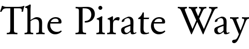 Font : GaramondBE Custom Text : The Pirate Way Test your own text here Click to download or to view this font on a tshirt that can be custom printed in Bali