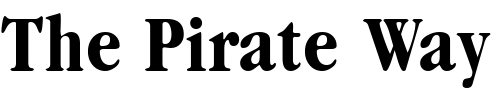 Font : GaramondBlackCondSSK Custom Text : The Pirate Way Test your own text here Click to download or to view this font on a tshirt that can be custom printed in Bali