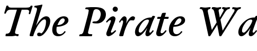 Font : GaramondBoldItalic Custom Text : The Pirate Way Test your own text here Click to download or to view this font on a tshirt that can be custom printed in Bali