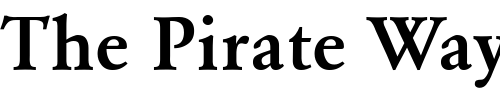 Font : GaramondMedium-Normal Custom Text : The Pirate Way Test your own text here Click to download or to view this font on a tshirt that can be custom printed in Bali