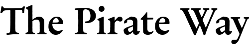 Font : GaramondNo2TMed Custom Text : The Pirate Way Test your own text here Click to download or to view this font on a tshirt that can be custom printed in Bali