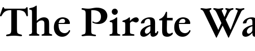 Font : GaramondNo4TEEMed Custom Text : The Pirate Way Test your own text here Click to download or to view this font on a tshirt that can be custom printed in Bali