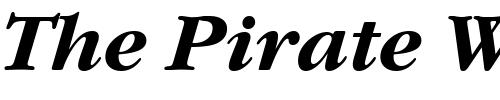 Font : GaramondNova-Bold-Italic Custom Text : The Pirate Way Test your own text here Click to download or to view this font on a tshirt that can be custom printed in Bali