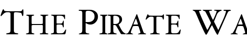 Font : GaramondRepriseOSSCapsSSK-Regular Custom Text : The Pirate Way Test your own text here Click to download or to view this font on a tshirt that can be custom printed in Bali