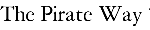 Font : GaramondRepriseSSK-Regular Custom Text : The Pirate Way Test your own text here Click to download or to view this font on a tshirt that can be custom printed in Bali