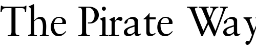 Font : GaramondRetrospectiveSSK Custom Text : The Pirate Way Test your own text here Click to download or to view this font on a tshirt that can be custom printed in Bali