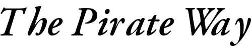 Font : GaramondSSK-SemiBoldItalic Custom Text : The Pirate Way Test your own text here Click to download or to view this font on a tshirt that can be custom printed in Bali