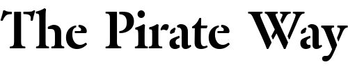 Font : GaramondSteDMed Custom Text : The Pirate Way Test your own text here Click to download or to view this font on a tshirt that can be custom printed in Bali
