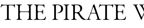 Font : GaramondTitlingCapsSSK Custom Text : The Pirate Way Test your own text here Click to download or to view this font on a tshirt that can be custom printed in Bali