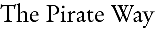 Font : Garamond_Becker_No2 Custom Text : The Pirate Way Test your own text here Click to download or to view this font on a tshirt that can be custom printed in Bali