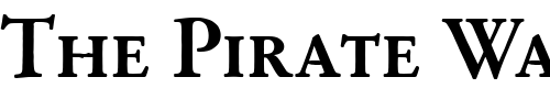 Font : Garamond_Becker_No2_Caps_Med Custom Text : The Pirate Way Test your own text here Click to download or to view this font on a tshirt that can be custom printed in Bali