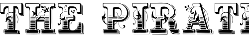 Font : GardeniaVictorian Custom Text : The Pirate Way Test your own text here Click to download or to view this font on a tshirt that can be custom printed in Bali