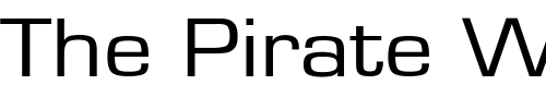 Font : GardenwayExt-No Custom Text : The Pirate Way Test your own text here Click to download or to view this font on a tshirt that can be custom printed in Bali