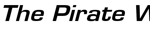 Font : GardenwayExtObl Custom Text : The Pirate Way Test your own text here Click to download or to view this font on a tshirt that can be custom printed in Bali